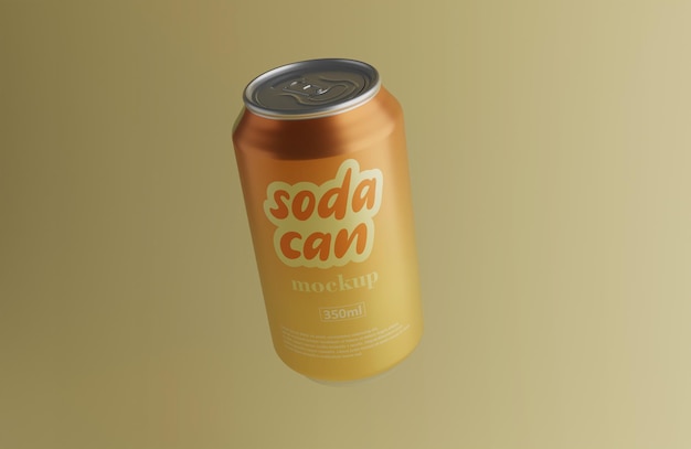 Maquette de bouteille de soda