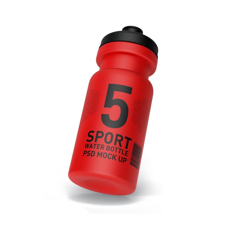 PSD maquette de bouteille de sport