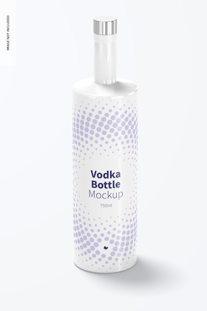 Maquette de bouteille de vodka