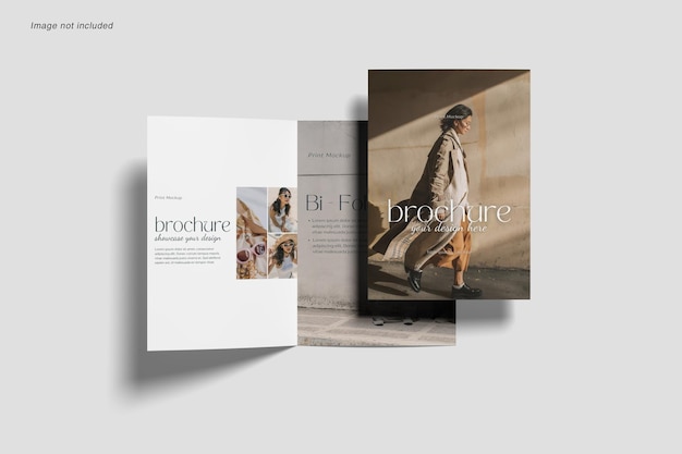 Maquette de brochure bifold