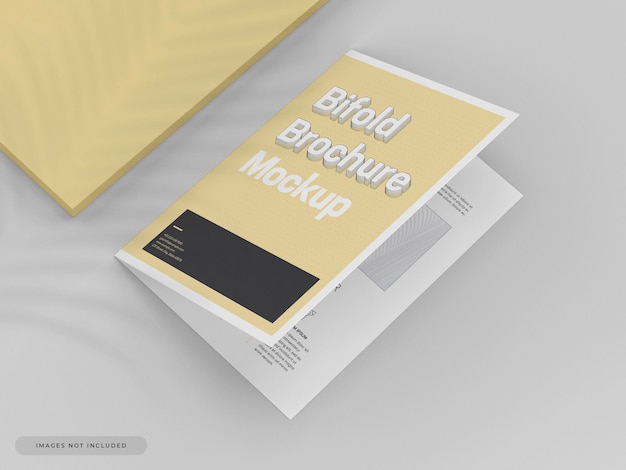 PSD maquette de brochure bifold