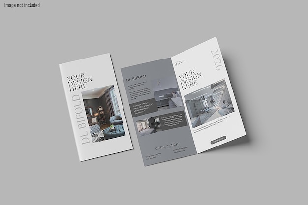 Maquette de brochure DL Bifold