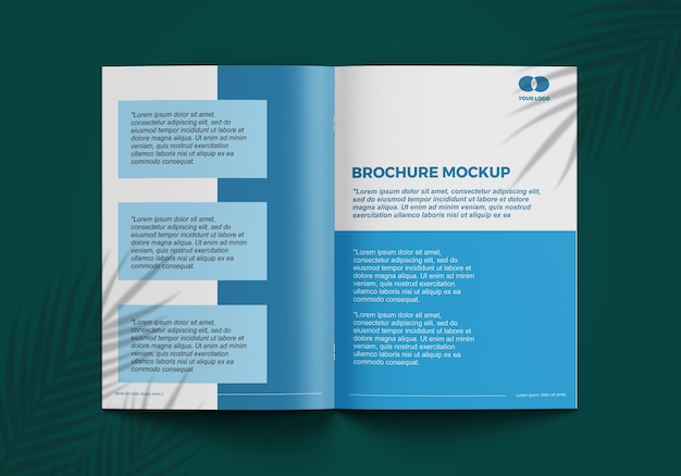 PSD maquette de brochure élégante