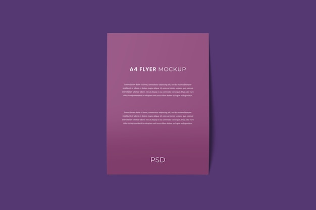 PSD maquette de brochure de flyer réaliste