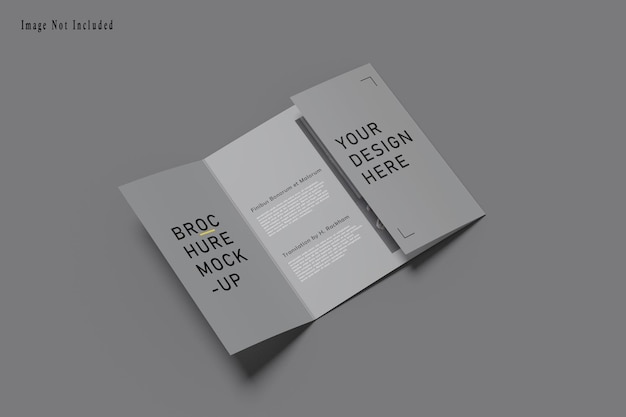 Maquette de brochure Square Gatefold