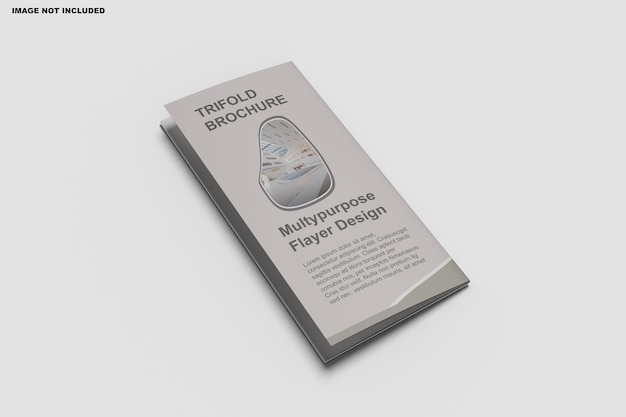 Maquette de brochure à trois volets