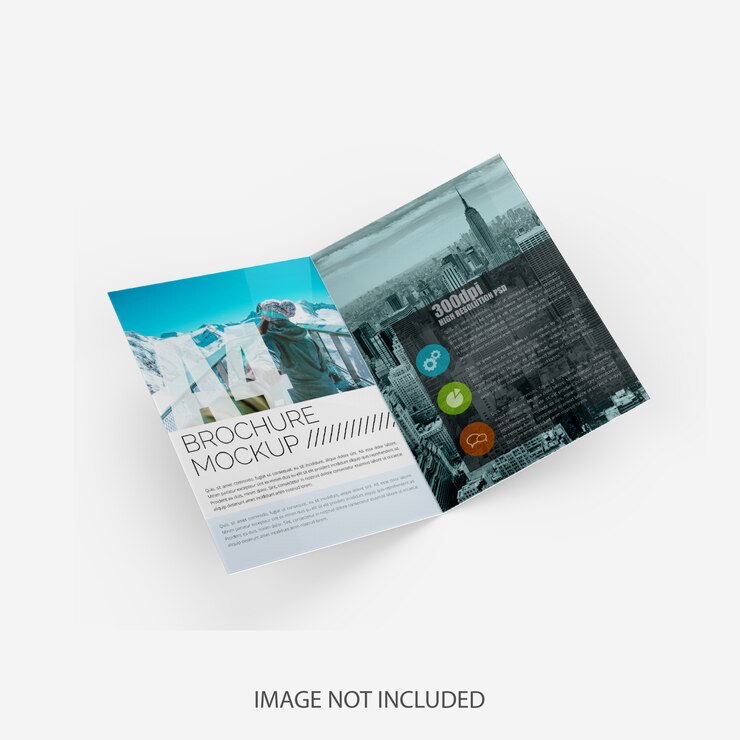 maquette de la brochure