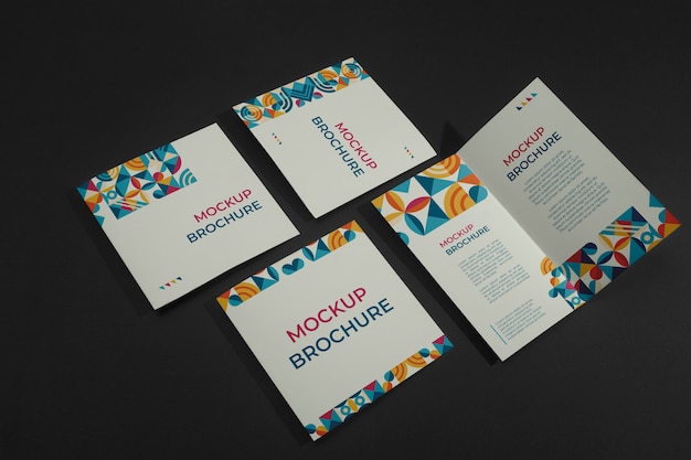 PSD maquette de brochures