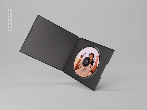 maquette de bureau compacte avec boîte
