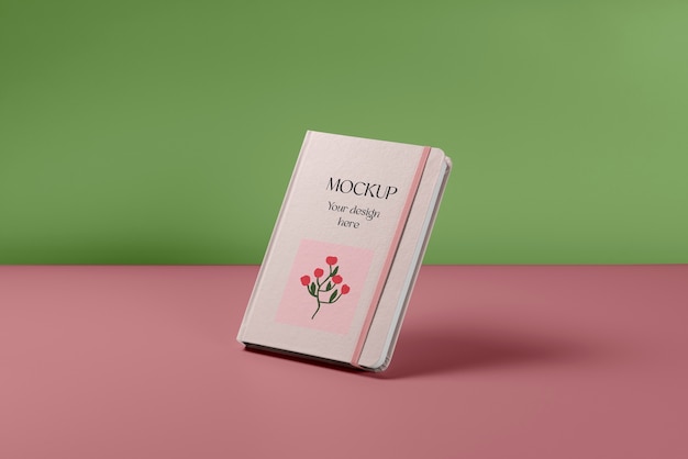 Maquette de cahier flottant