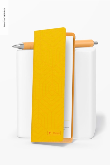 Maquette de cahier de petite entreprise, perspective