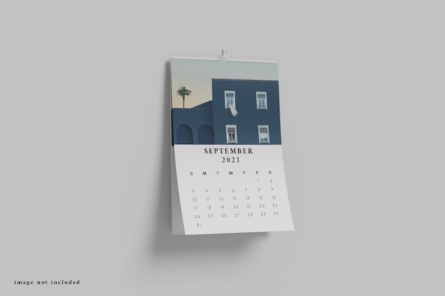 maquette de calendrier de bureau