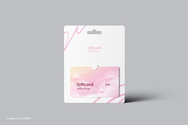 Maquette de carte-cadeau