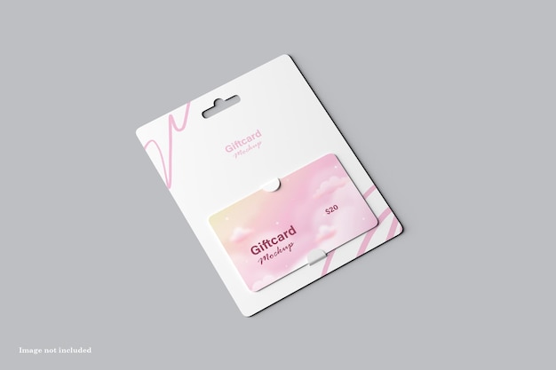 Maquette de carte-cadeau