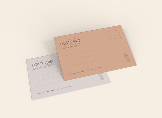 Maquette de carte postale