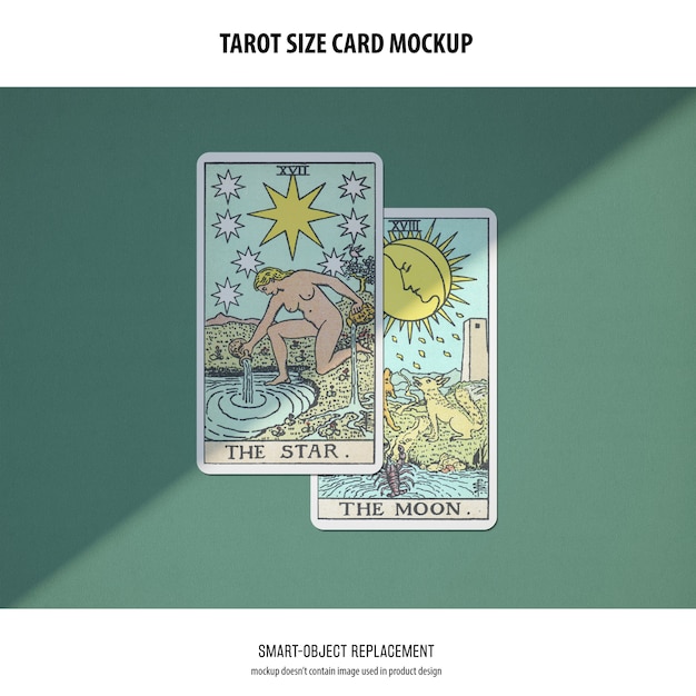 Maquette de carte de tarot