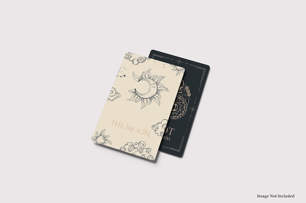 Une maquette de carte de tarot