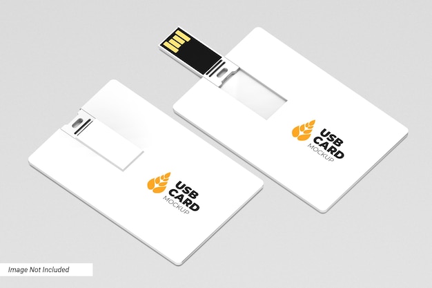 PSD maquette de carte usb