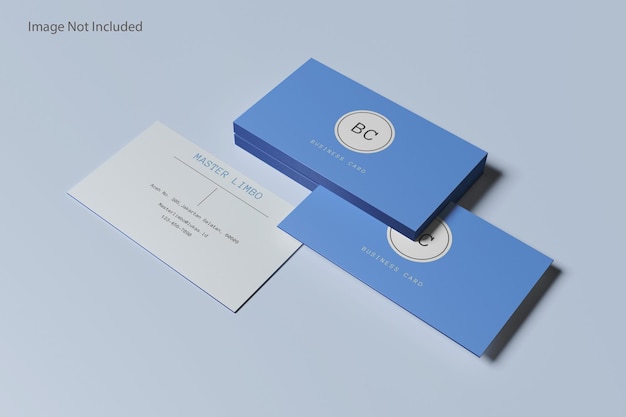 Maquette de carte de visite Premium Psd