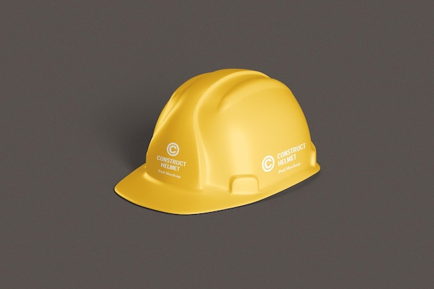 Maquette de casque de chantier
