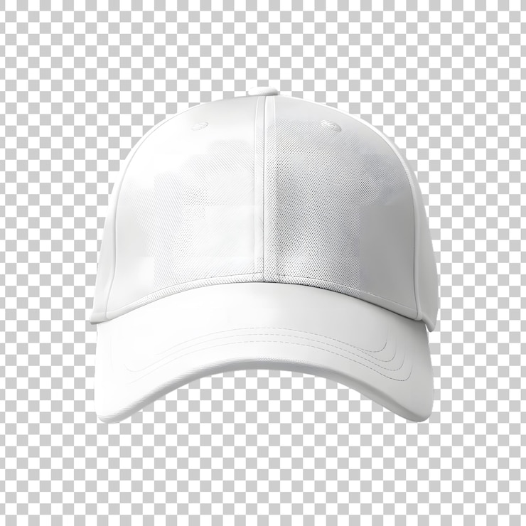 PSD maquette de casquette de baseball blanche
