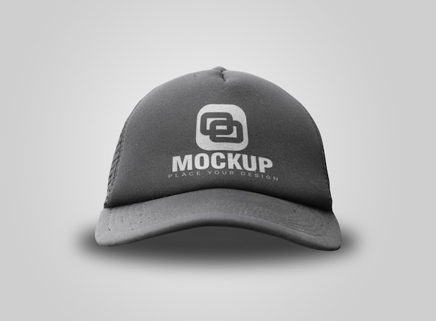 PSD maquette de casquette noire