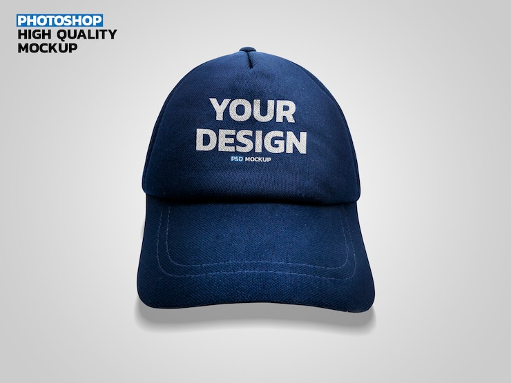 PSD maquette de casquette