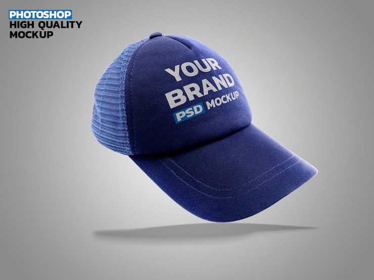 PSD maquette de casquette