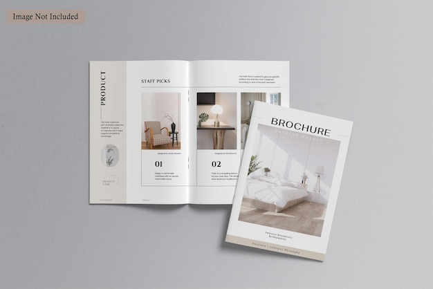 Maquette de catalogue de brochures A4