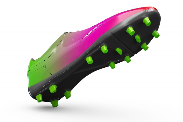 PSD maquette de chaussure de sport isolée
