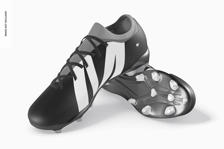PSD maquette de chaussures de football professionnelles