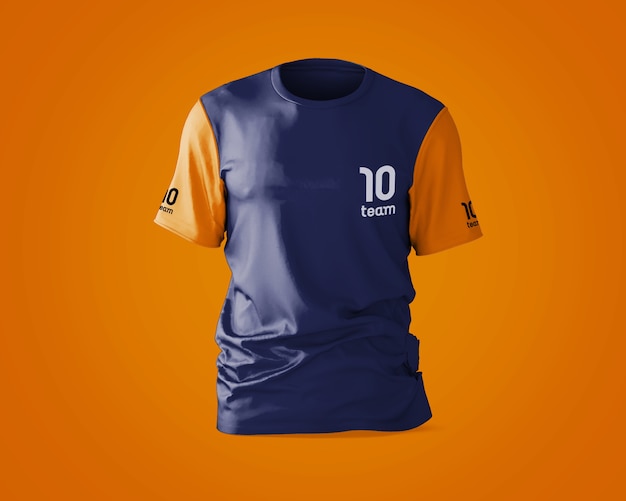 Maquette de chemise de sport avec logo de la marque