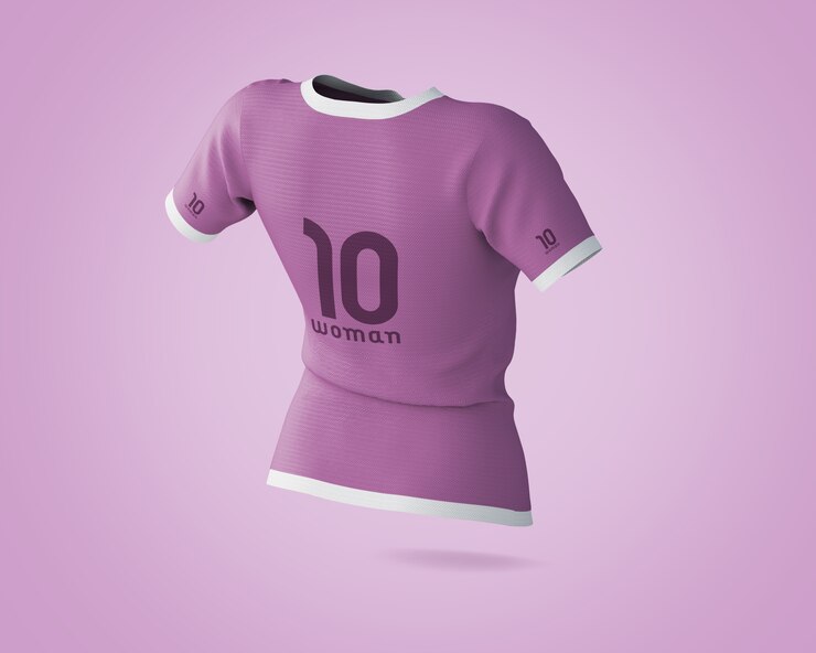 PSD maquette de chemise de sport avec logo de la marque