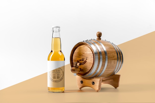 PSD maquette de concept de bière artisanale