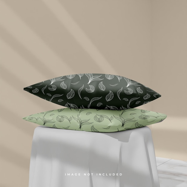 Maquette de coussin d'oreiller