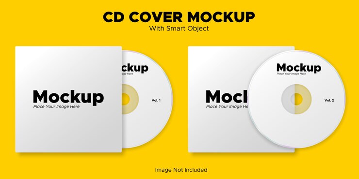 PSD maquette de couverture de cd