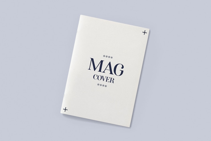 PSD maquette de couverture de magazine