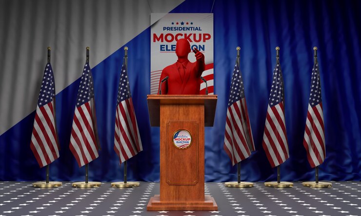 PSD maquette du concept des élections américaines