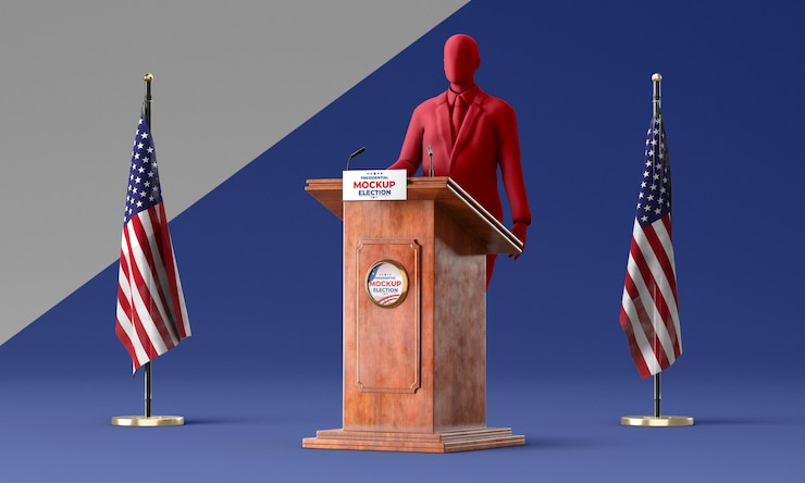 PSD maquette du concept des élections américaines