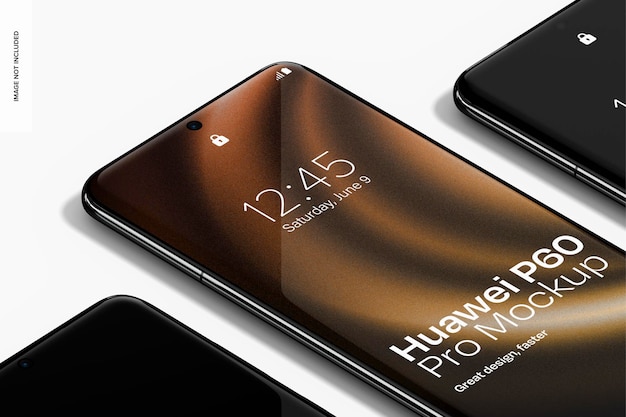 PSD une maquette du huawei p60 pro