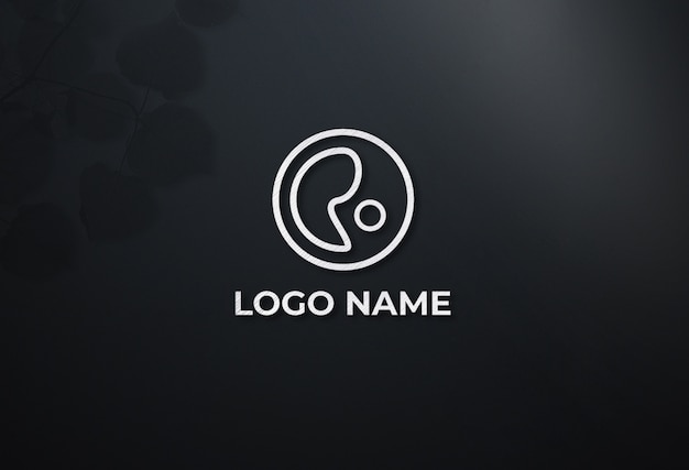 Maquette du logo en argent