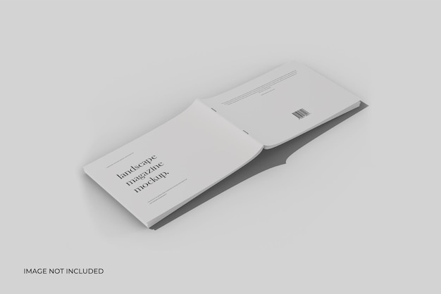 Une maquette du magazine Landscape