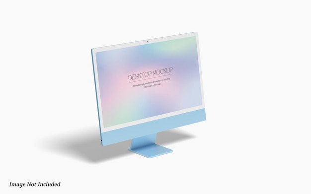 Maquette d'écran de bureau PSD Premium