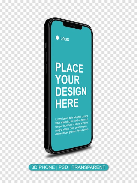 PSD maquette d'écran pour smartphone