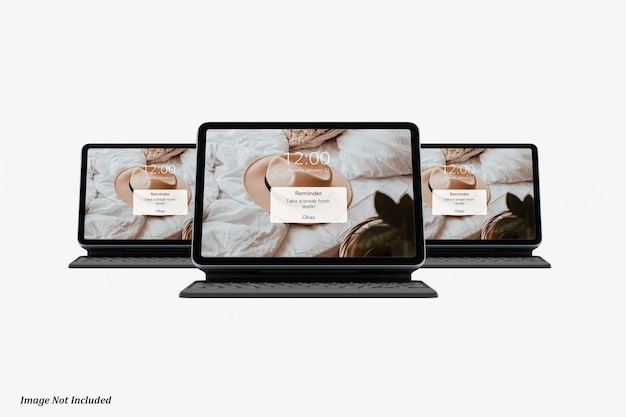 Maquette D'écran Réaliste Pour Tablette Pro