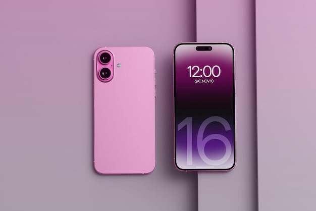 Une maquette élégante de smartphone pour l'image de marque