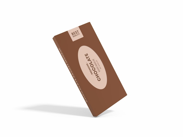 Maquette d'emballage de boîte de chocolat en papier