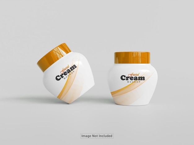 Maquette d'emballage de crème PSD