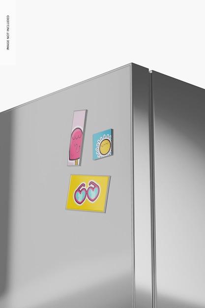 PSD maquette d'ensemble d'aimants pour réfrigérateur, vue latérale