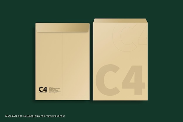 Maquette d'enveloppe C4